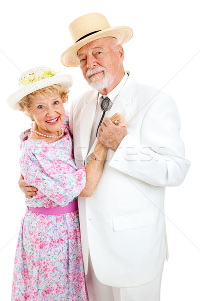 Loving Senior Couple Dancing Stock photo © lisafx