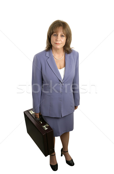 Confident Businesswoman Complete Stock photo © lisafx