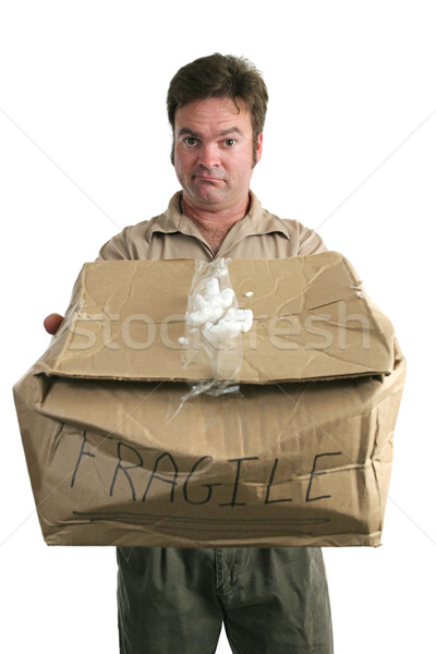 Guilty Delivery Man Stock photo © lisafx