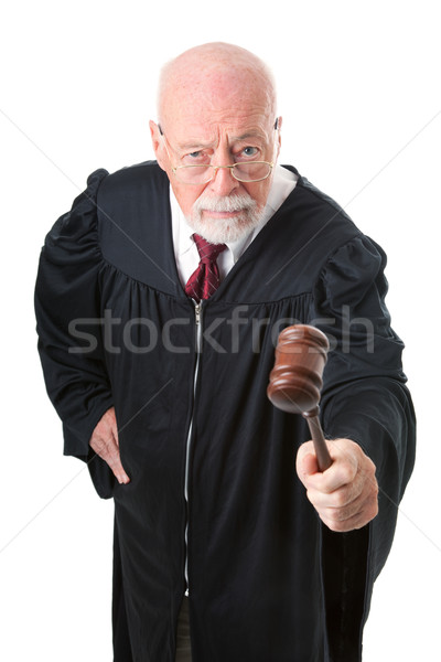 Stock photo: Nol Nonsense Skeptical Judge