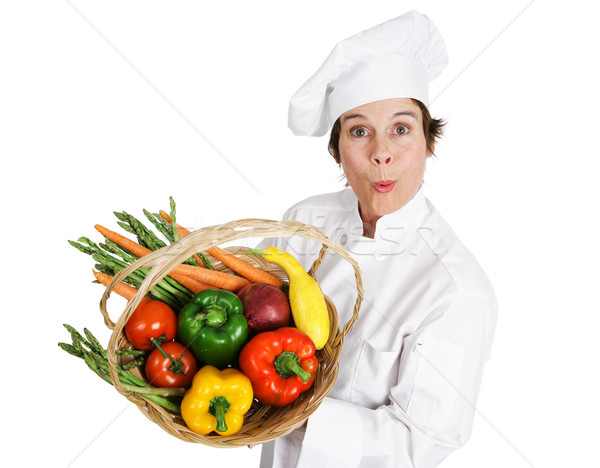 Chef - Locally Sourced Vegetables Stock photo © lisafx