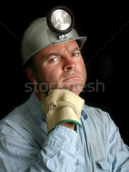 Coal Miner Portrait 2 Stock photo © lisafx