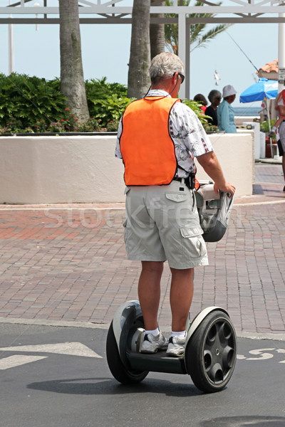 Man on Electric Scooter Stock photo © lisafx