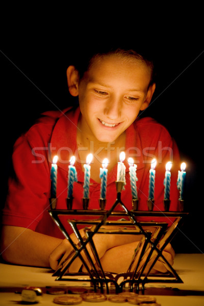 The Menorah's Glow Stock photo © lisafx