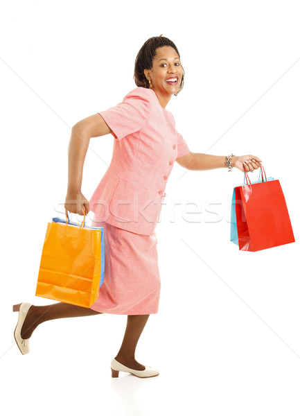 Shopping - Running for Sales Stock photo © lisafx