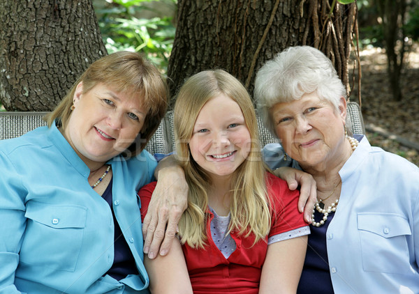 Three Happy Ladies Stock photo © lisafx