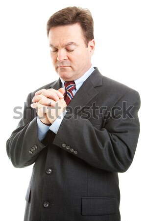 Businessman in Prayer Stock photo © lisafx