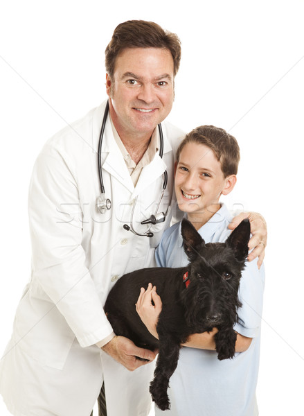 Veterinarian and Patients Stock photo © lisafx