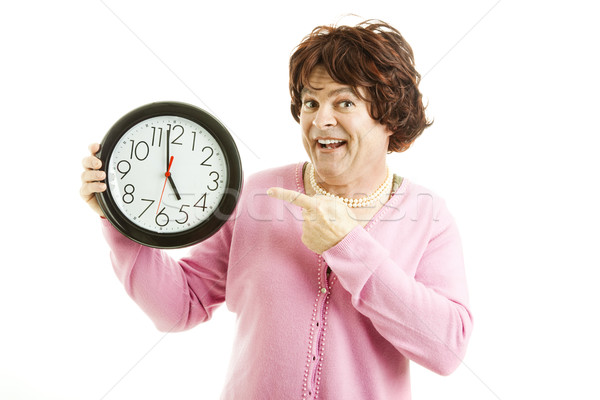 Transvestite - Five O-Clock Stock photo © lisafx