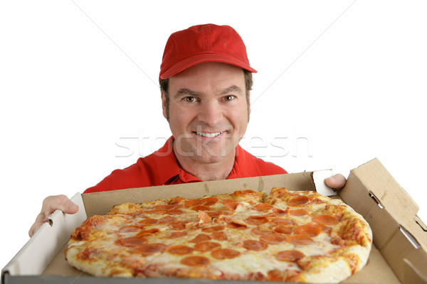 Delicious Pizza For You Stock photo © lisafx