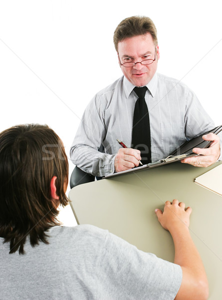 Stock photo: Friendly School Guidance Counselor