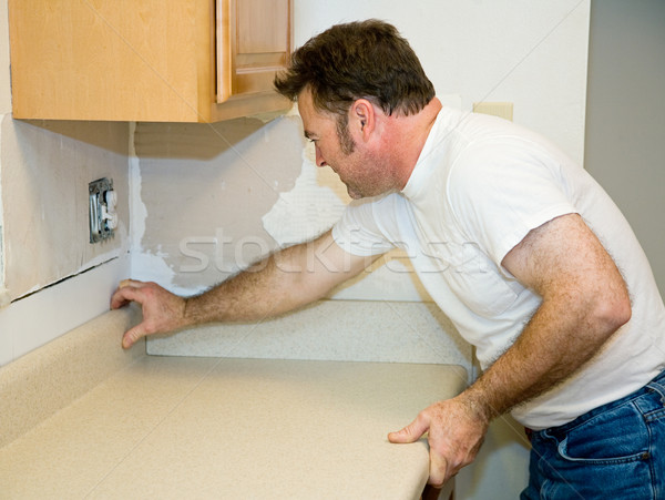 Installing Laminate Counter Top Stock photo © lisafx