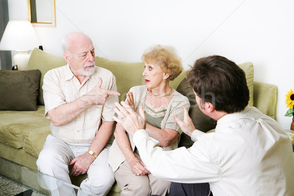 Couples Counseling with Copyspace Stock photo © lisafx
