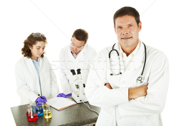 Doctor in Medical Lab Stock photo © lisafx