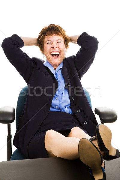 Businesswoman at Desk - Laughing Stock photo © lisafx
