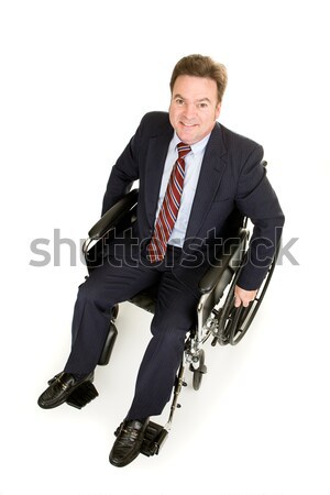 Disabled Businessman from Above Stock photo © lisafx