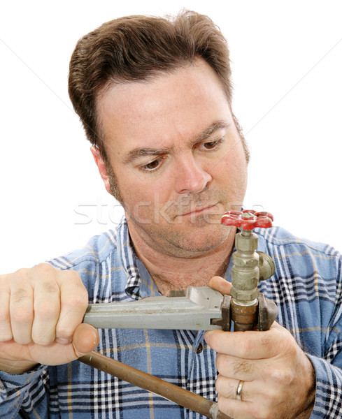 Plumbing Repair Closeup Stock photo © lisafx