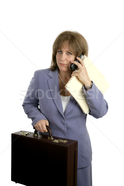Business Woman - Overworked Stock photo © lisafx