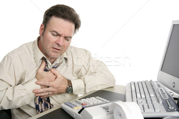 Stock photo: Heartburn on the Job