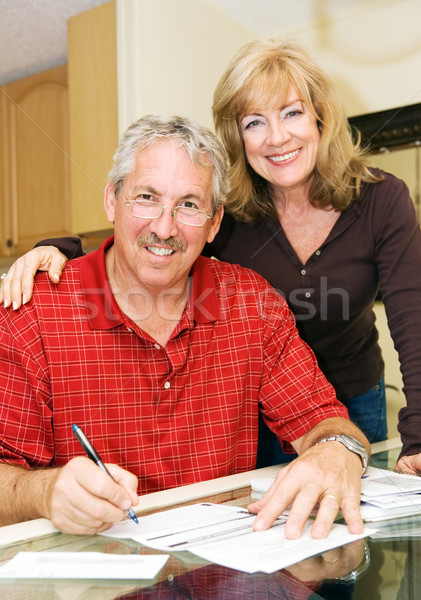 Mature Couple - Financially Secure Stock photo © lisafx
