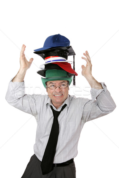 Wearing Too Many Hats Stock photo © lisafx