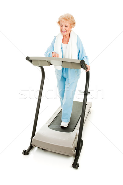 Healthy Senior Works Out Stock photo © lisafx