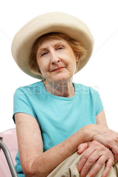Beach Senior - Melancholy Stock photo © lisafx