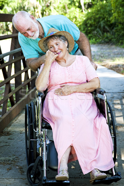 Caring for Disabled Wife Stock photo © lisafx