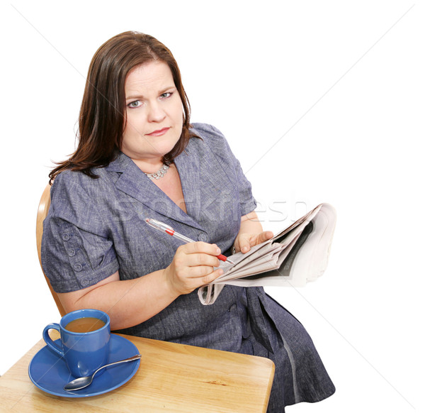 Businesswoman - Poor Job Market Stock photo © lisafx