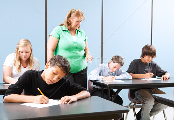 Supervised Testing in School Stock photo © lisafx