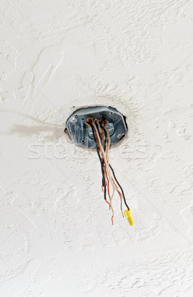Properly Installed Ceiling Box Stock photo © lisafx