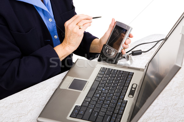 Transferring Business Data Stock photo © lisafx