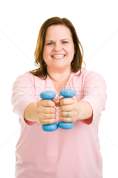 Stock photo: Free Weight Workout