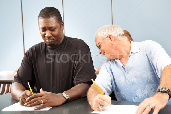 Erwachsenen älter kopieren aus Studenten Stock foto © lisafx