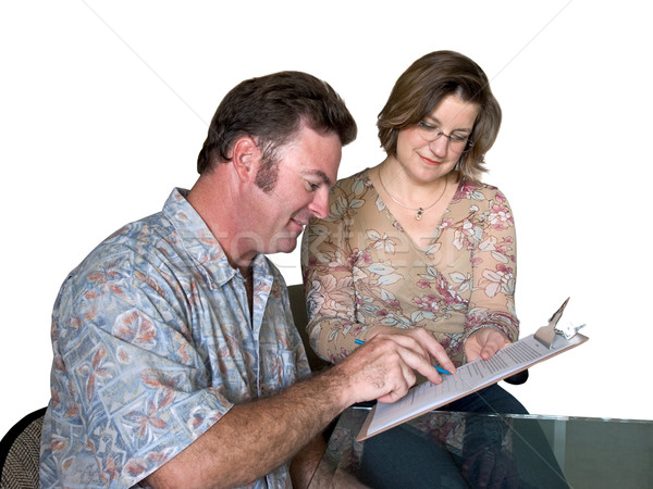 Filling Out Forms Stock photo © lisafx