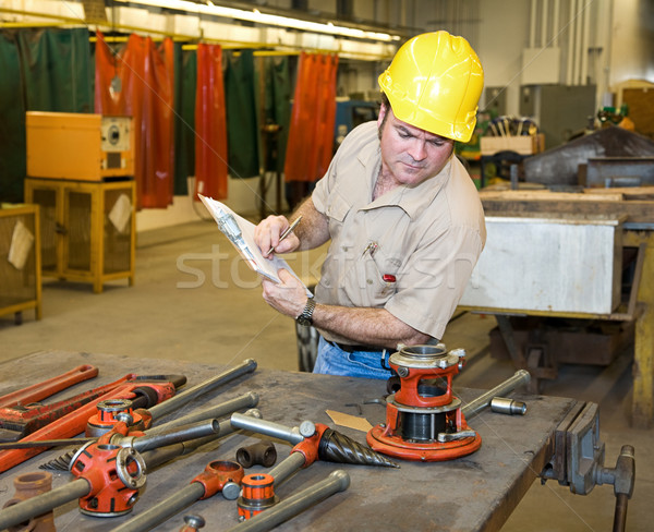 Werkzeuge Zustand Metall Arbeit Laden authentisch Stock foto © lisafx