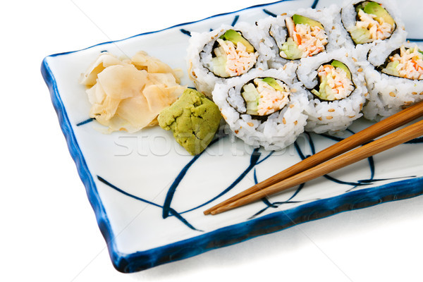 Sushi - California Roll Stock photo © lisafx