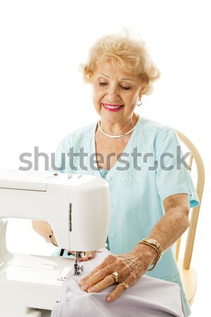 Disabled Senior Monitors Her Blood Pressure Stock photo © lisafx
