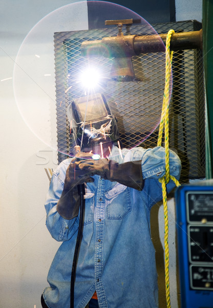 Glow of The Weldng Arc Stock photo © lisafx