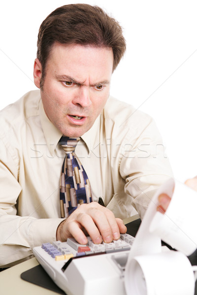 Tax Accountant with Bad News Stock photo © lisafx