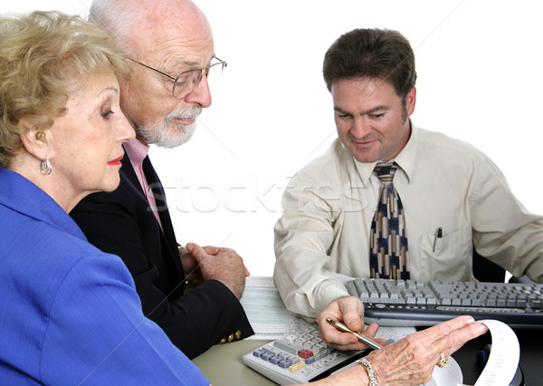 Stock photo: Accounting Series - Senior Finances