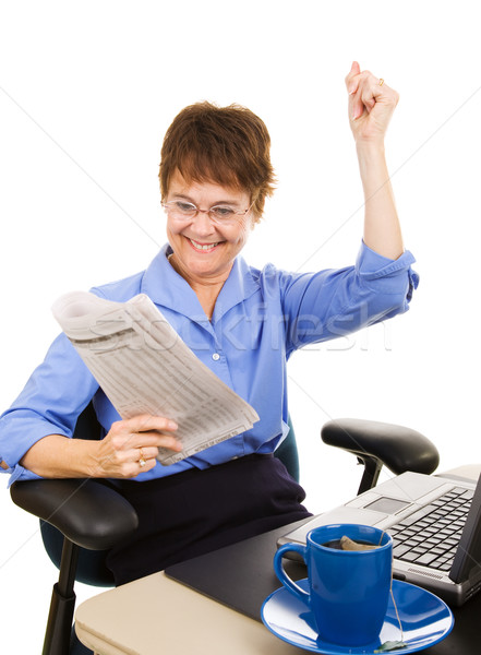Financial News - Stocks Rally Stock photo © lisafx