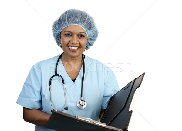 Surgical Nurse - Smiling Stock photo © lisafx