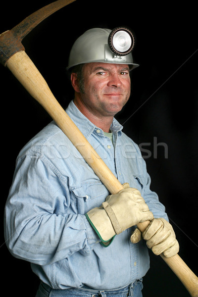 Coal Miner - Friendly Stock photo © lisafx