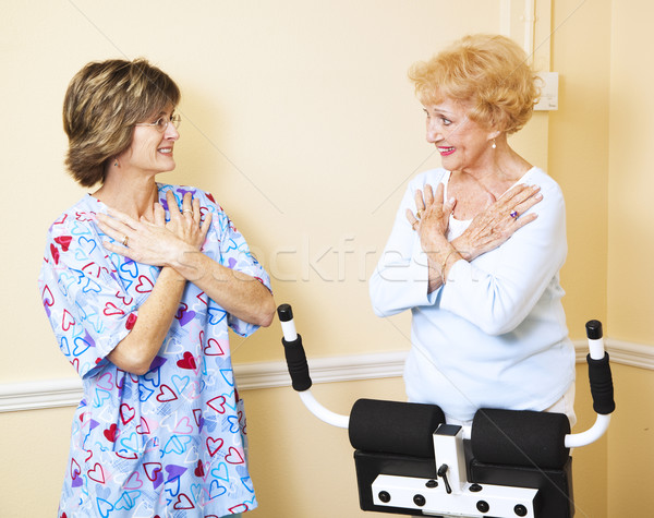 De trabajo terapeuta altos mujer oficina aprender Foto stock © lisafx