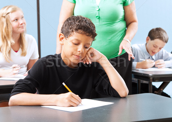 Student Struggling with Test  Stock photo © lisafx
