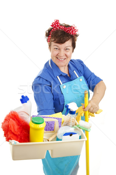 Maid At Your Service Stock photo © lisafx