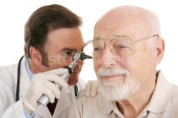 Senior Medical - Otoscope Closeup Stock photo © lisafx