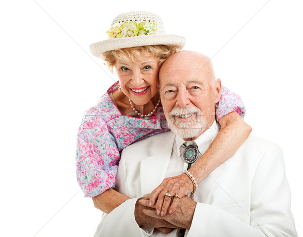 Sweet Southern Senior Couple Stock photo © lisafx