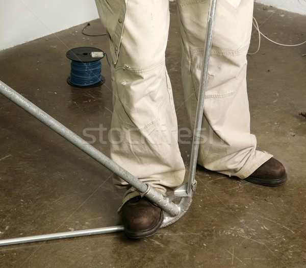 Electrical Pipe Bending Stock photo © lisafx